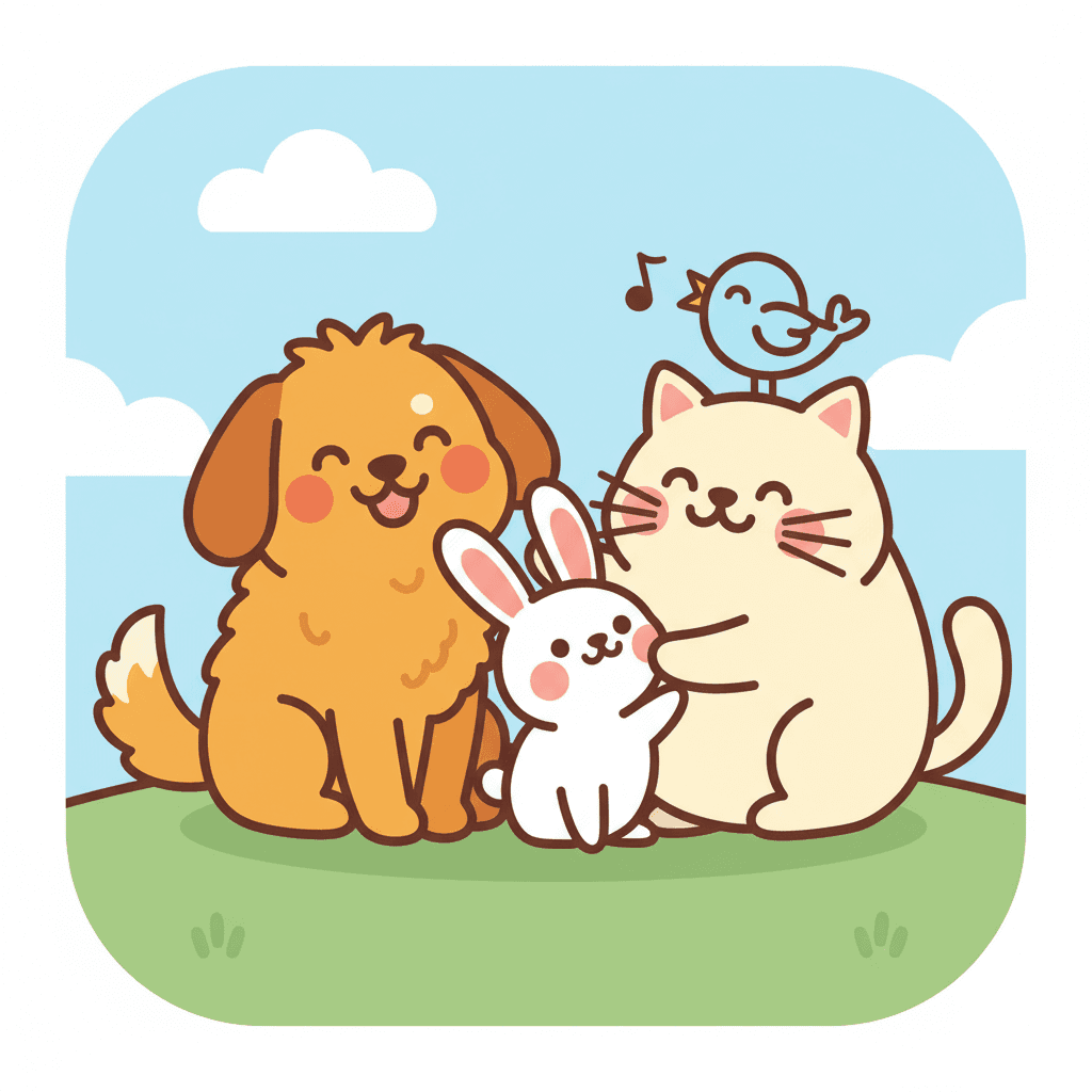 Animal Friends theme preview