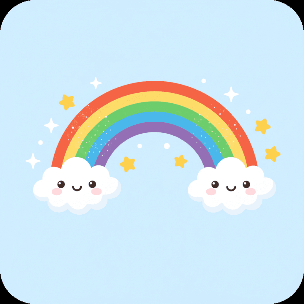 Rainbow Magic theme preview